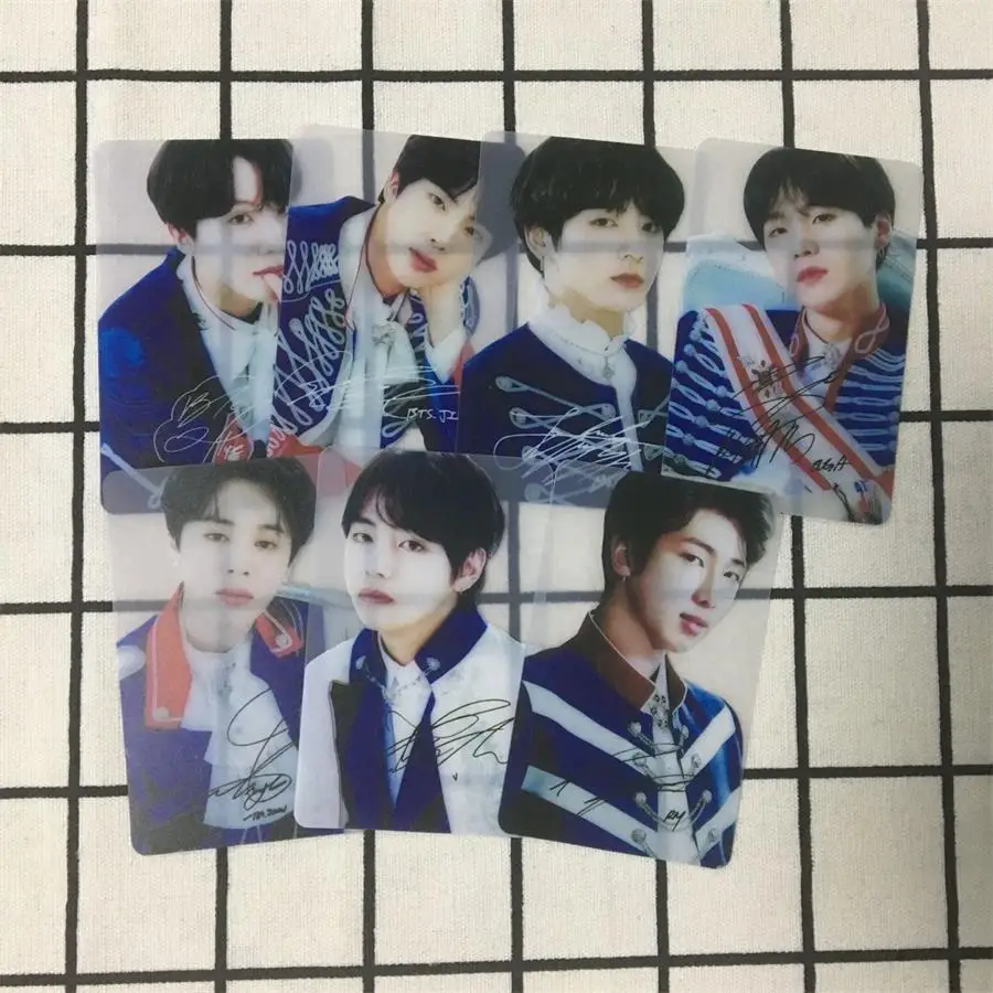 Other Music Memorabilia Kpop Bts Military Uniform Clear Pvc Photo