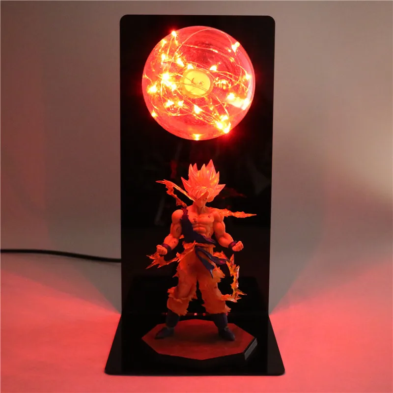 Dragon Ball Z Goku действие DIY цифры лампа аниме модель настольная ребенок Куклы