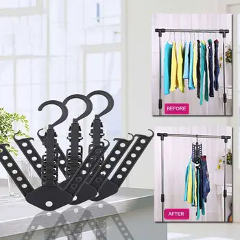 

Magic Multi Dual Clothes Hanger Folding Hook Coat Rack Wardrobe Organizer