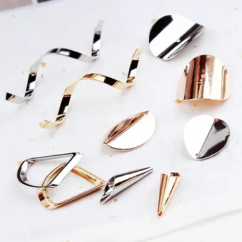 

10PCS Champagne Gold Color Plated S Shaped Round Disk for Earrings Jewelry Making Finding Accessories