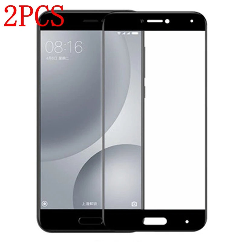 2 шт. закаленное стекло с полным покрытием для Xiaomi Mi 5C защита экрана Защитная