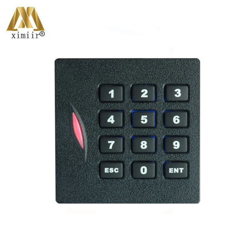 

2 color LED Indicators (Red and Green) KR102 Wiegand card reader with keypad IP65 waterproof smart card reader RFID card reader