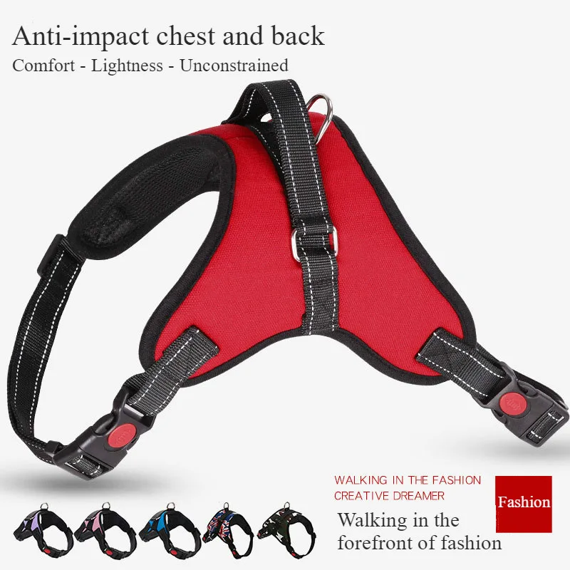 

Explosion-proof, Air-permeable, Dirty-resistant and Durable Reflective Design Chest Strap for Large and Medium-sized Pet Dogs