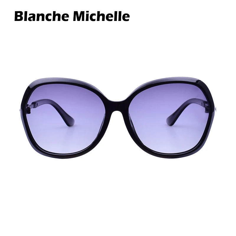 Blanche Мишель высокое качество квадратный поляризованных солнцезащитных очков Для женщин градиентные линзы солнцезащитные очки Для женщин вождения Óculos UV400