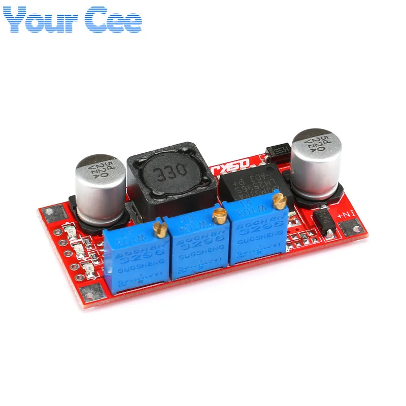 LM2596 DC-DC Step-Down Power Supply Module, Adjustable CC-CV LED Driver Battery Charger, LM2596S Constant Current and Voltage image 4