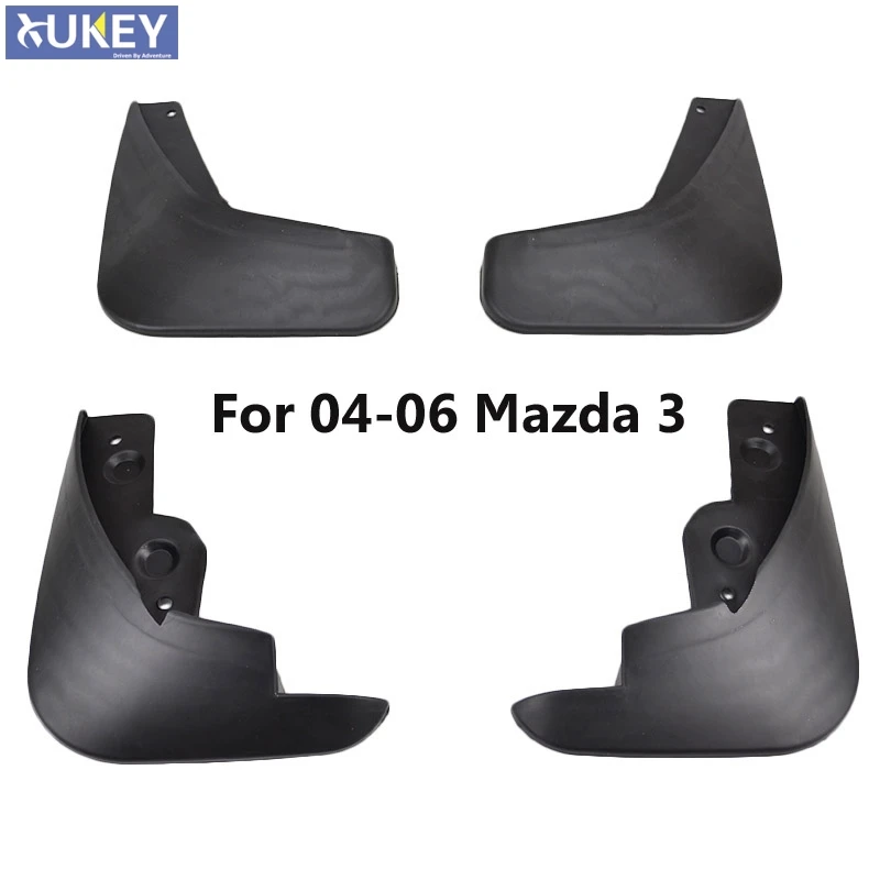

For 2004 2005 2006 Mazda 3 i Sedan Pre-facelift Splash Guards Mud Flap Mudguards Fender Front Rear Car Mud Flaps