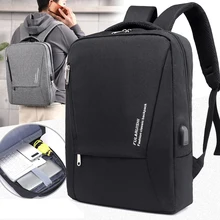 

Men Multifunction Laptop Backpack For 15.6 inch USB Charging Backpacks Anti-theft Bags Male Black Daypack Mochila Computer Bag