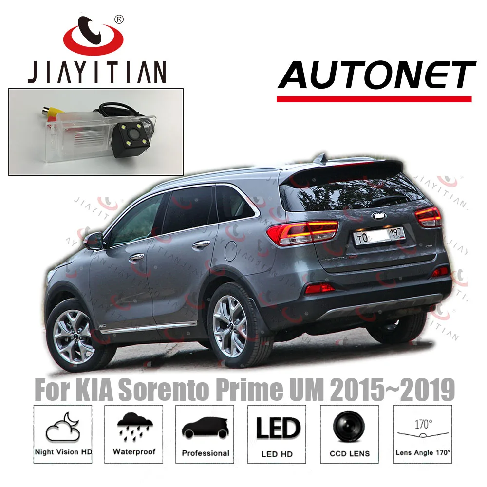 JiaYiTian Автомобильная камера заднего вида для Kia Sorento Prime Sorento L CCD камера ночного видения камера заднего вида