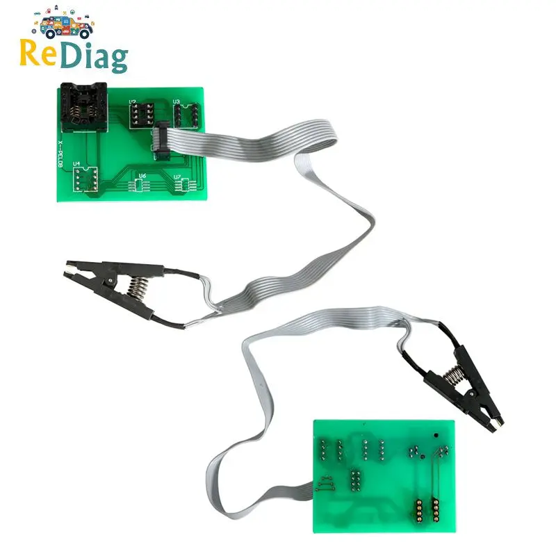 

Reading 8 Foot Chip Adapter with XP 5.60 /5.74/5.84 XPROG -Box ECU Programmer and UPA USB Programme