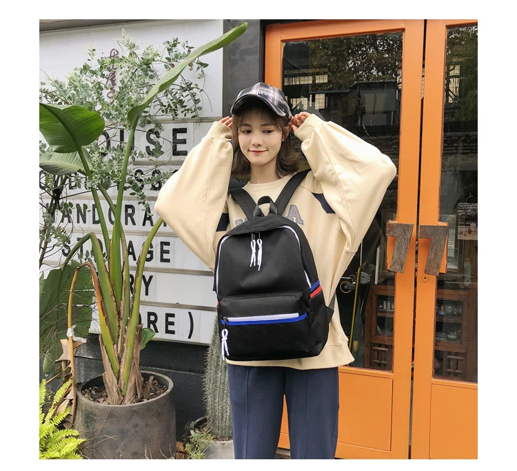 Menghuo Women Backpack Waterproof Nylon School Bags for Teenager Girls Female Preppy Style Small Backpack Mochilas Women Bag New_23
