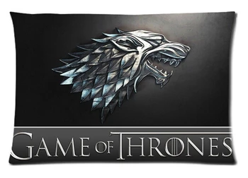 

LU Rectangle Zippered Classic Fashion Custom Pillow Cover Game of Thrones Logo Two-sided Prints Pillow Durable Pillow Case