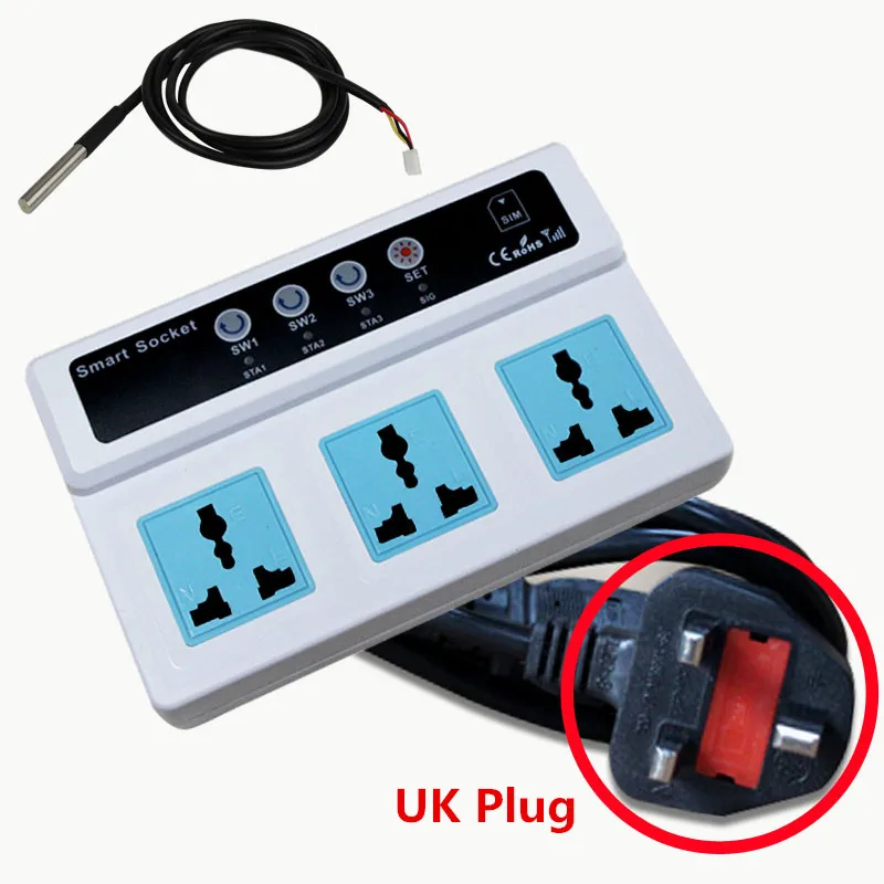 Original SC3-GSMT GSM Mobile Phone Remote Control Socket temperature control + Timing 7x24 hours