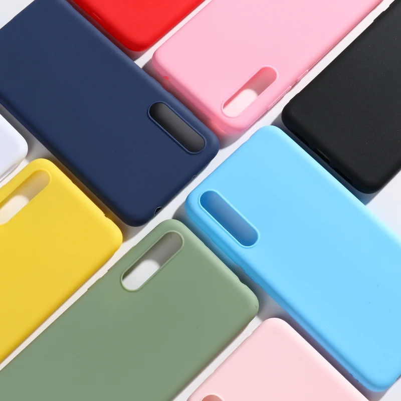 

Candy Color Case For Huawei P20 Lite Cases Silicone Back Cover On For Huawei P20 Pro P20Pro P20Lite Nova 3E Case Cover Bumper