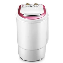 Одиночная бочка маленькая Младенческая полуавтоматическая мини мощная стиральная машина синий светильник с гальваническим покрытием Pp материал бионическая ручная стирка