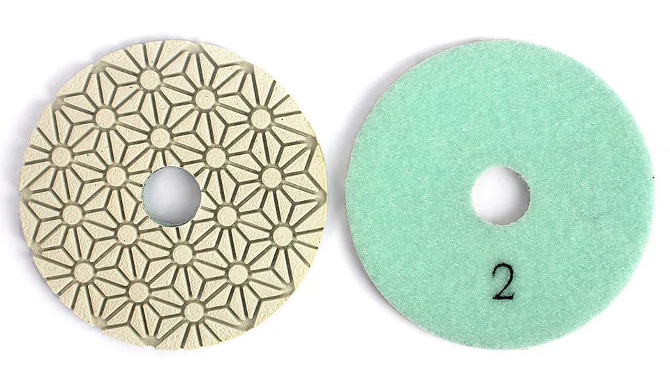 3 step stone polishing pads