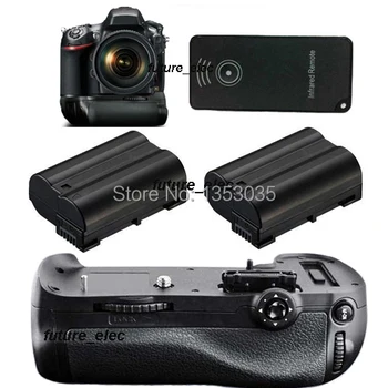 

New Vertical Power Shutter Battery Hand Grip Holder Pack For Nikon D800 D800E SLR Camera replace of MB-D12+IR Remote+2 x EN-EL15