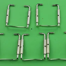 50 шт. серебряный цвет скрипка подбородка винтовой зажим 4/4, скрипка аксессуары