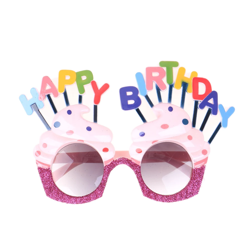 Ice Cream Shaped Glasses Funny Decorative Glasses Novelty Costume Sunglasse for Happy Birthday Gift Party Supplies Decoration