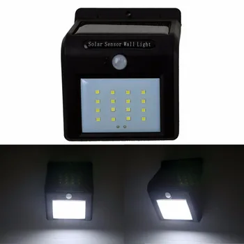 

16 LED Outdoor Solar Wall Light PIR Motion Sensor Solar Lamp Waterproof Infrared Sensor Garden Light lampara solar