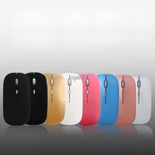 Эргономичная Беспроводная перезаряжаемая USB мышь с разрешением 2,4G 1600 dpi, бесшумная оптическая мышь, ноутбук, ноутбук