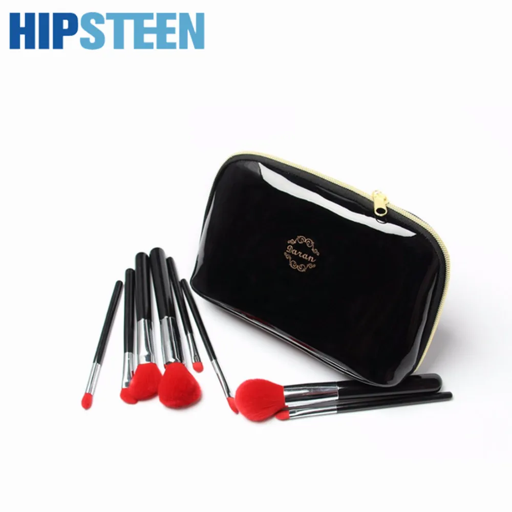 

HIPSTEEN Fashion Travel Cosmetic Bag Organizer Female Simple Cosmetic Makeup Bag Durable Travel Storage Make Up Bag Pouch- Black
