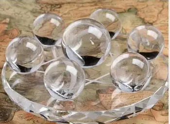 

SCY wangshun6680059+++Seven array of natural crystal ball ornaments Lucky Feng Shui transport 40--50mm