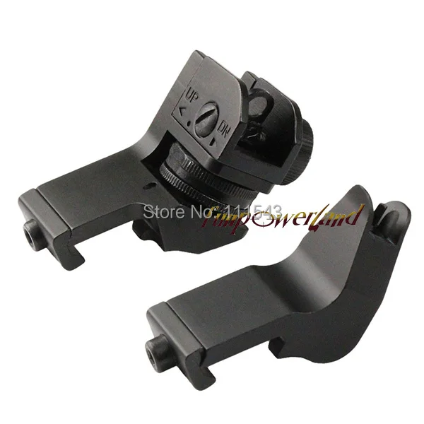 

Funpowerland free shipping Offest 45 Degree Back Up Iron Sights A2 Style for Rapid Transition /Rear &Front sight