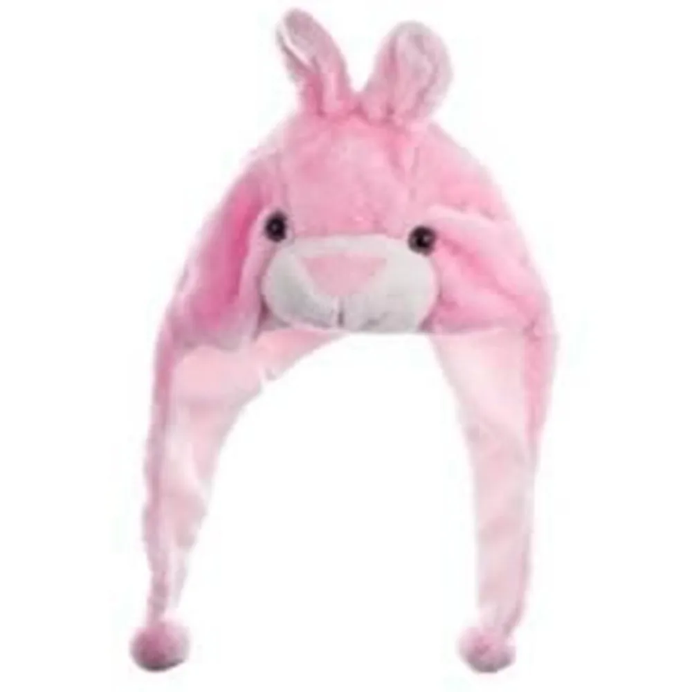 Doubchow Новая мода милые плюшевые розовый кролик животных Hat Для Взрослых Подростков дети Обувь для мальчиков Обувь для девочек зимние Шапки шапочка Хэллоуин