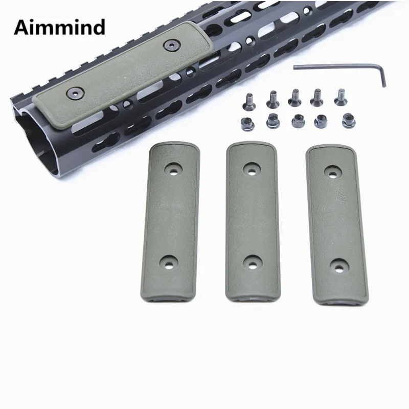 

4" Army Green Keymod Rail Panel handguard Cover Protectors Keymod Panels Grip Section