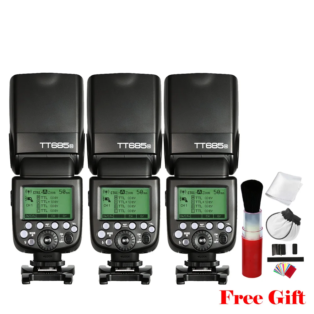 Godox TTL 2.4G TT685N Camera Flash Light Speedlite HSS Autoflash for