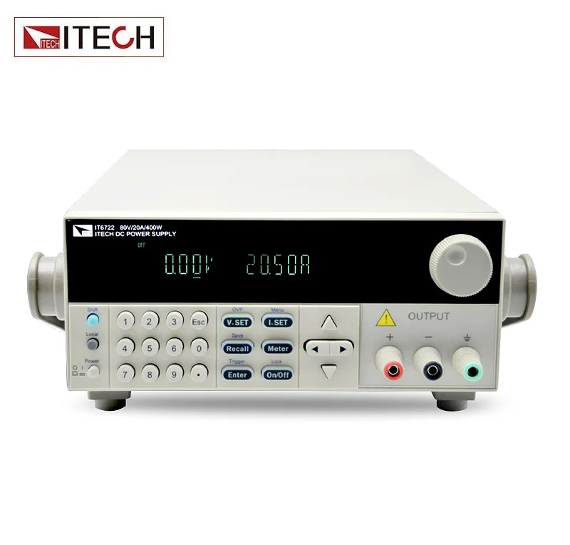 ITECH IT6722A высокая точность регулируемый Цифровой DC Питание 80 V/20A/400 W для научных исследований Услуги лаборатории