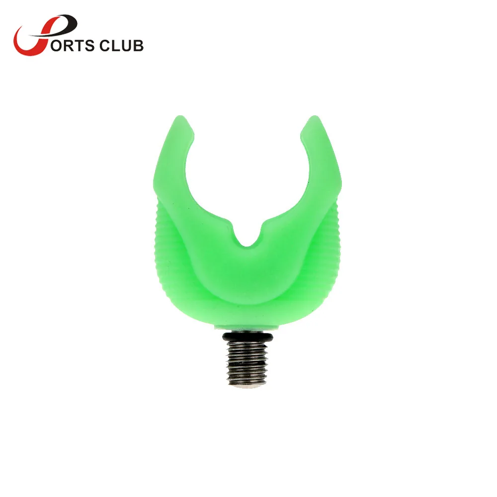 

New 4pcs/Set Fishing Rod Rest Silica Gel Rubber Fluorescent Fishing Pole Butt Rest Head Luminous Gripper Grips Fishing Tools