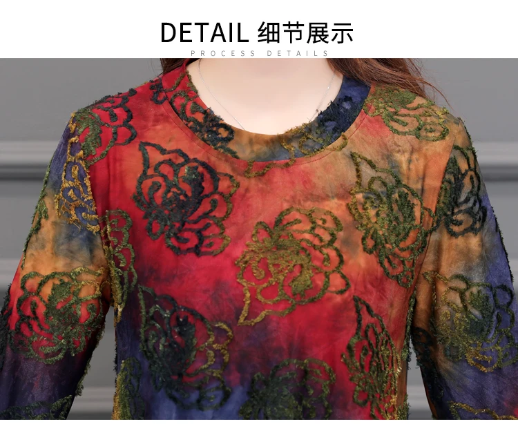 Women Dress Plus Size Long Sleeve Spring Autumn Mom Vintage Shirt Office Formal Dress Women Elegant Casual Robe Femme Dresses8