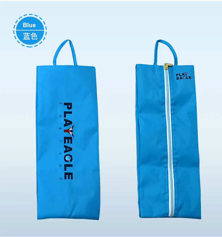 PLAYEAGLE 3 шт/комплект водонепроницаемая ПВХ Портативная сумка для туфель для гольфа на молнии маленькая сумка для гольфа для мужчин и женщин - Цвет: blue