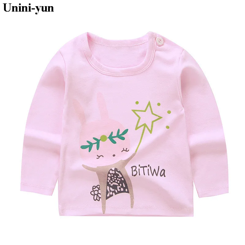 

Children's Clothing Toddler Long Sleeves T-Shirts For Girls Boys Tops Tee T Shirts Kids TShirts Baby Clothes 9m12M18M24M5TYears