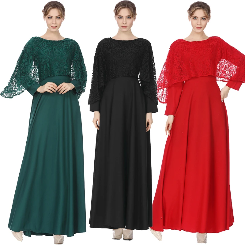 

2019 Abaya Muslim Hijab Evening Dresses Islamic Arabic Dress Abayas Robe Musulman Kaftan Dubai Moroccan Vestidos Turkey Clothing