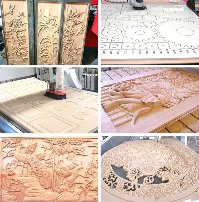 Blade cutting saw wood carving machine boring head cnc router 4 axis cnc wood engraving machine 1530