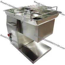 250 кг/ч Нержавеющая сталь 2,5 мм-25 мм по индивидуальному заказу лезвие 110 v 220 v Электрический промышленное свежее мясо автомат для резки