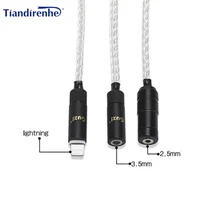 for Lightning to 3 5mm 2 5mm headphone jack adapter for iPhone 8 X 7 plus 5 6 5s 6s 5c for iPad mini Air 2 Pro Audio Converter