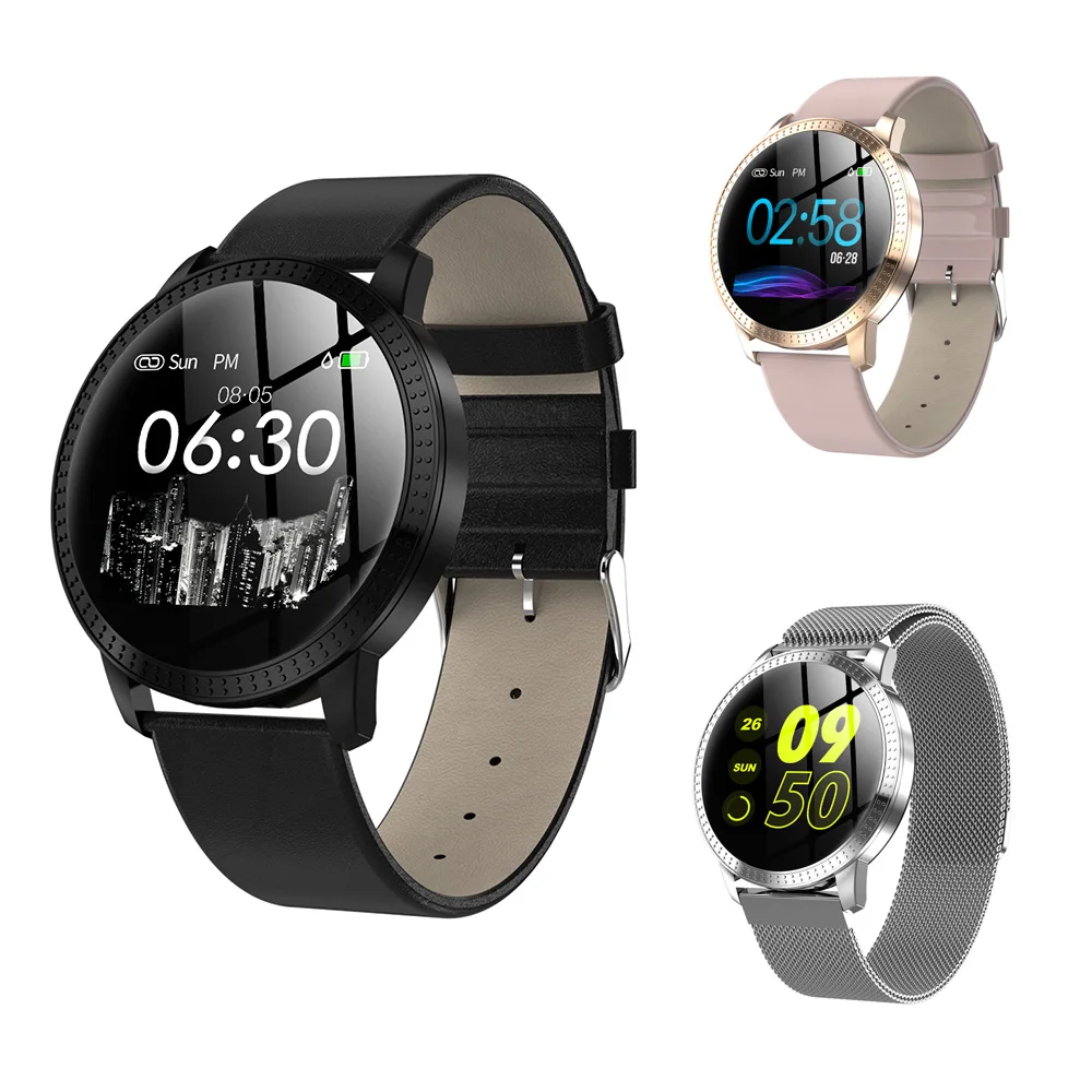 Смарт часы TimeOwner CF18 с цветным OLED экраном монитором кровяного давления и пульса