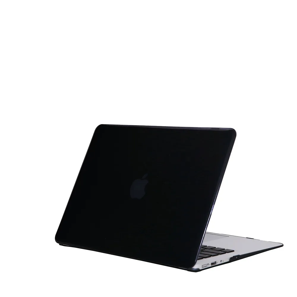 A1370 A1465 A1369 A1466 матовый/Кристальный чехол для ноутбука для MacBook Air 11," 13,3" Профессиональный защитный чехол 2010 - Цвет: Черный