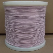 0.1mmX45 нити,(20 м/катушка) шахтная антенна Litz провод, Многожильная полиэфирная шелковая наволочка Плетеный многожильный провод