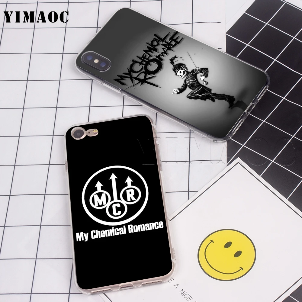 YIMAOC My Chemical Romance MCR Мягкий силиконовый чехол для iPhone 11 Pro XS Max XR X 8 7 6 6S Plus 5 5S se