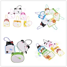 18 см* 14 см сухая салфетка картонный рисунок малыш белая доска висит с ручкой 18 см* 14 см детская доска мультфильм животных одна деталь