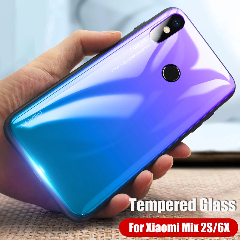 Чехол из градиентного стекла для xiaomi redmi 6a, для xiaomi redmi Note 7, 6, 5a Pro, 5 plus, K20, s2, note, 4x, x4, стеклянный чехол, чехол для Note7