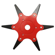 KKMOON Rotatable Universal Garden Grass Trimmer Head Lawn Mower Blade Brushcutter Accessories with Double-sided Cutting Edge