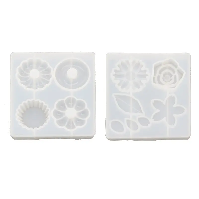 

Doughnut Cake Flower Leaves Pendant Mold UV Resin Silicone Mold Jewelry Making