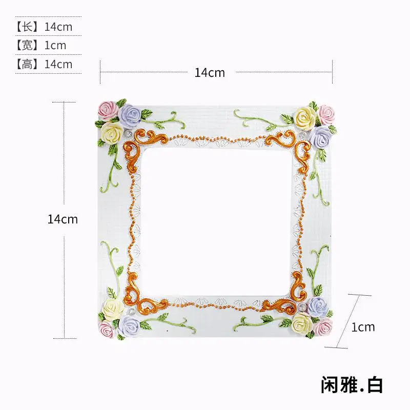 Домашний декор, настенные наклейки из смолы, креативные европейские Мультяшные наклейки на переключатель, защита розетки, персонализированное украшение - Цвет: Красный