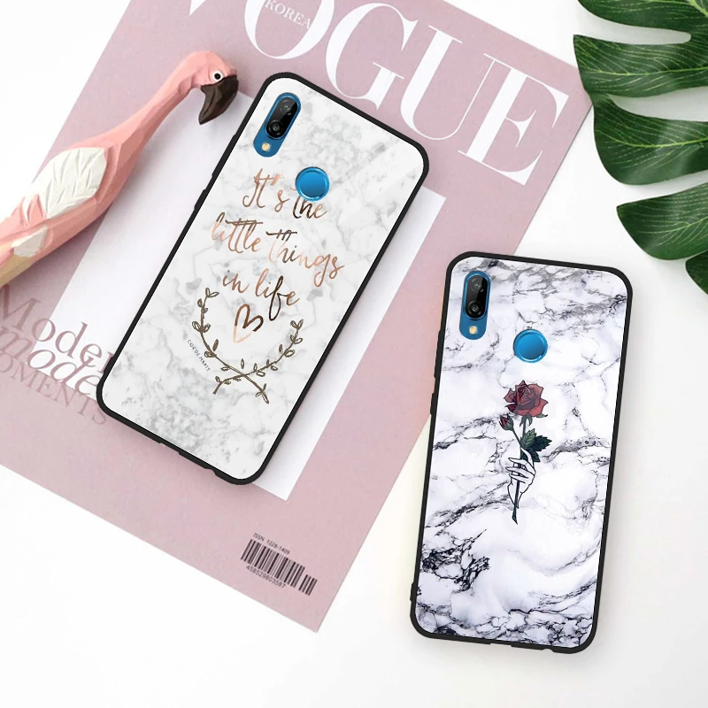 

Marble Case For Huawei Honor 9 10 Lite 8X nova 3 3i Tempered Glass Case For Huawei P20 Mate 20 10 Lite Pro P Smart P9 P10 Plus