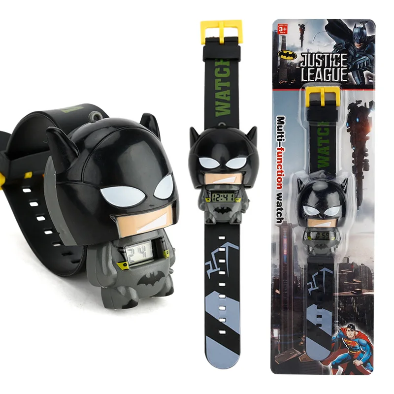 

New Electronic Kids Toys Watch The Avengers Spiderman Hulk Ironman Starwars Figure Model Toys Children Brinquedo Birthday Gift